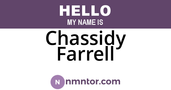 Chassidy Farrell
