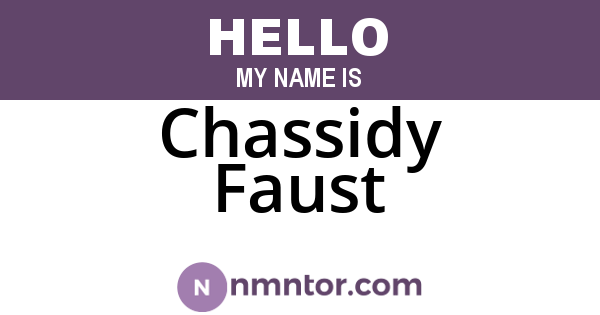 Chassidy Faust