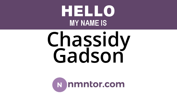 Chassidy Gadson
