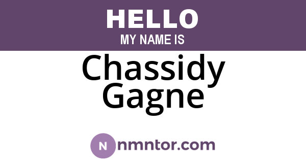 Chassidy Gagne