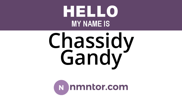 Chassidy Gandy