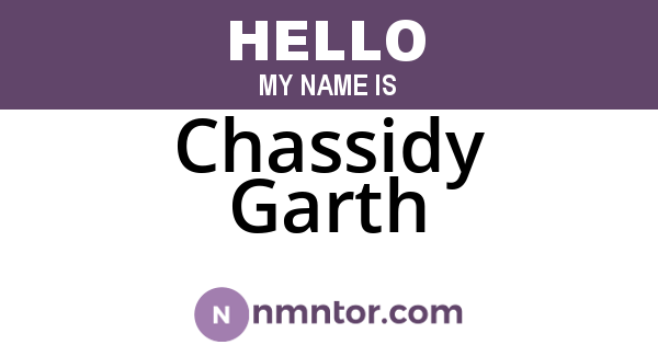 Chassidy Garth