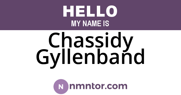 Chassidy Gyllenband