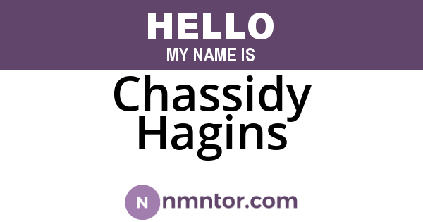 Chassidy Hagins