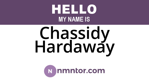 Chassidy Hardaway