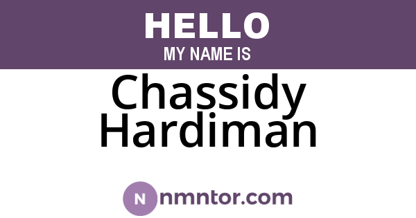 Chassidy Hardiman