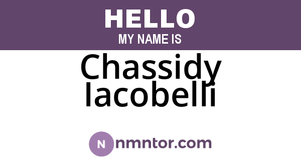 Chassidy Iacobelli