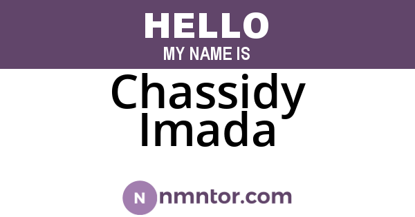 Chassidy Imada
