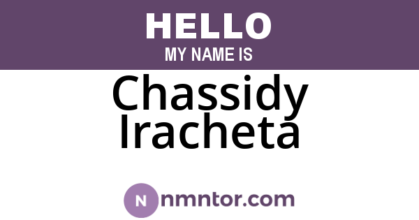 Chassidy Iracheta