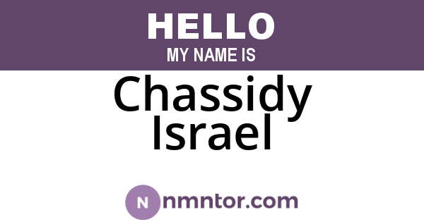 Chassidy Israel