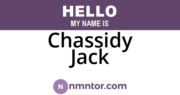 Chassidy Jack
