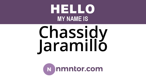 Chassidy Jaramillo