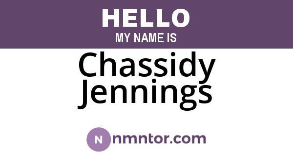 Chassidy Jennings