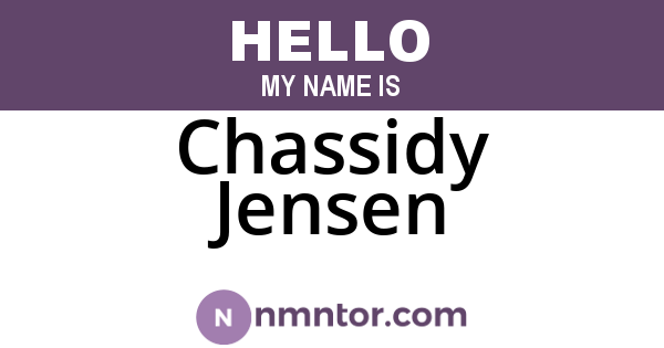 Chassidy Jensen