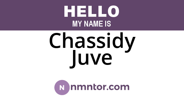 Chassidy Juve