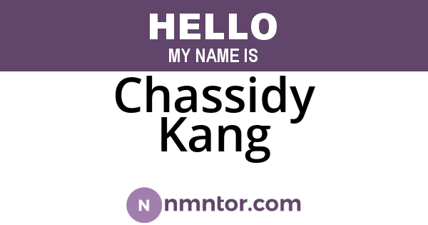 Chassidy Kang