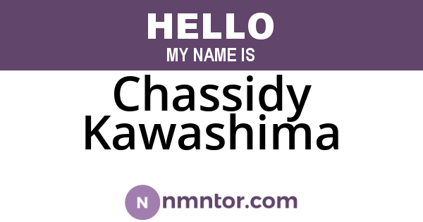 Chassidy Kawashima