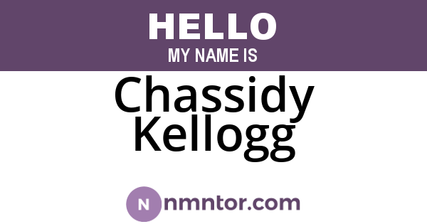 Chassidy Kellogg