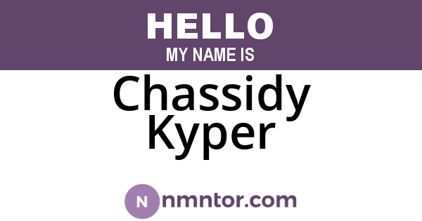 Chassidy Kyper