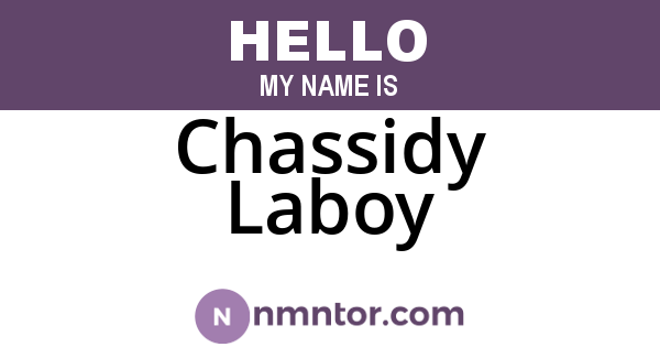 Chassidy Laboy