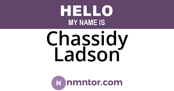 Chassidy Ladson