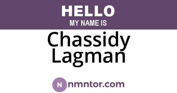 Chassidy Lagman