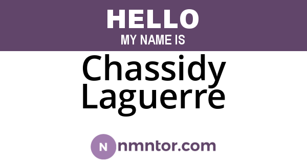 Chassidy Laguerre