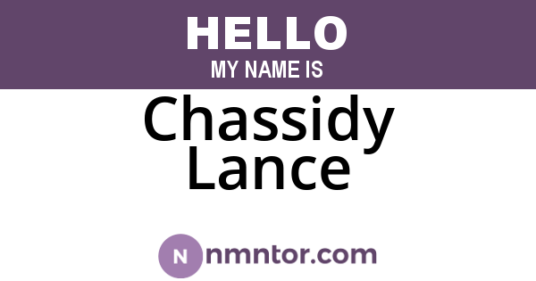Chassidy Lance