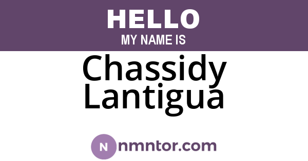 Chassidy Lantigua