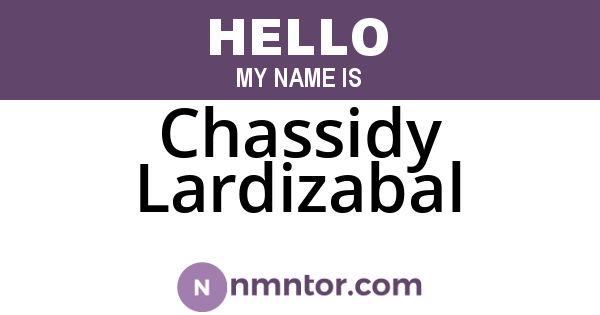 Chassidy Lardizabal