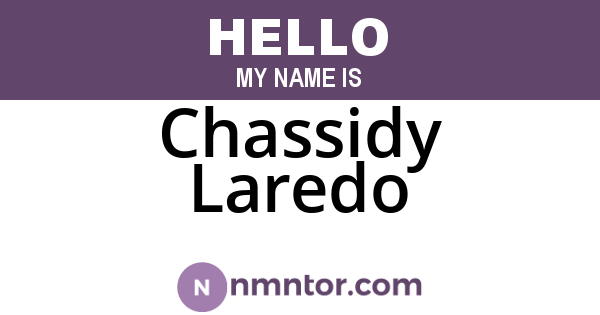 Chassidy Laredo