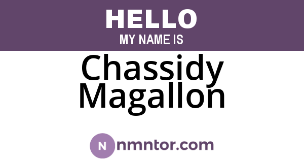 Chassidy Magallon