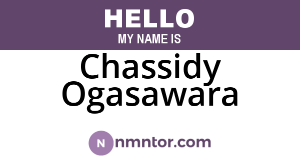 Chassidy Ogasawara