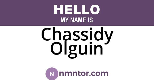 Chassidy Olguin