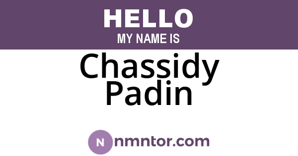 Chassidy Padin