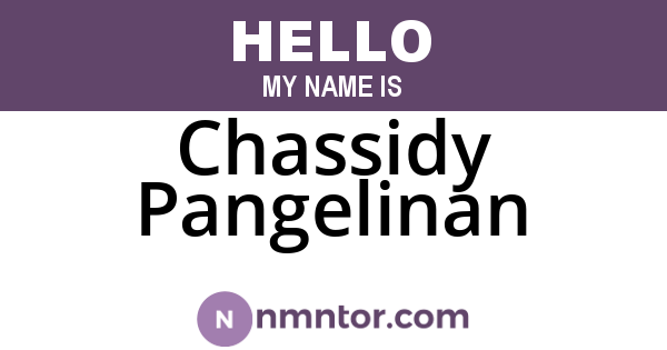 Chassidy Pangelinan