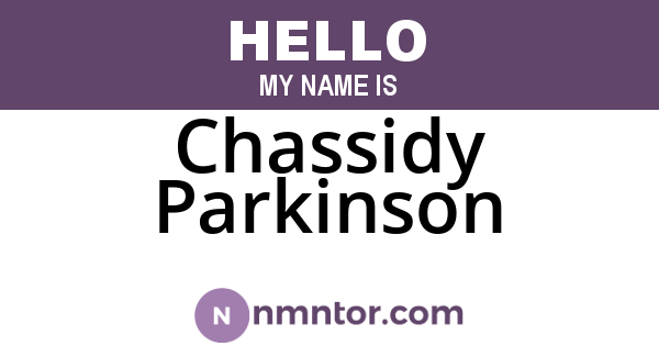 Chassidy Parkinson