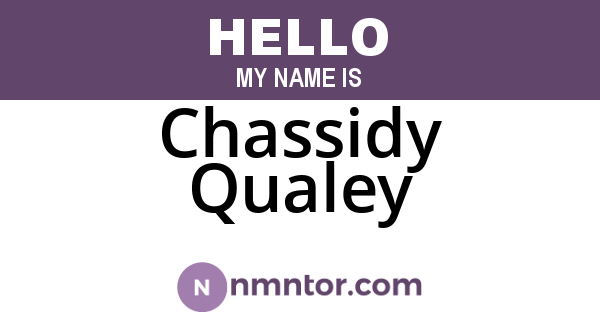Chassidy Qualey