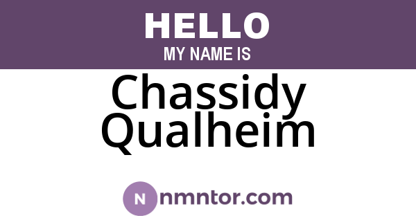 Chassidy Qualheim