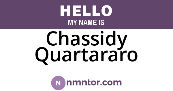 Chassidy Quartararo