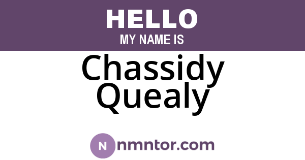 Chassidy Quealy