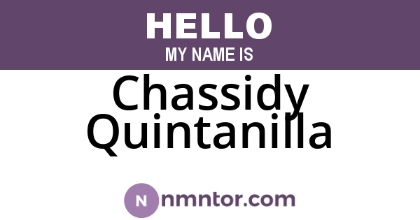 Chassidy Quintanilla