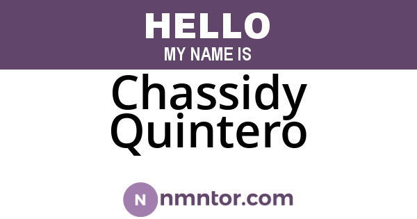 Chassidy Quintero