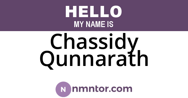Chassidy Qunnarath
