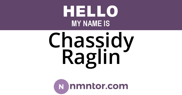 Chassidy Raglin