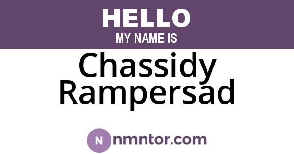 Chassidy Rampersad