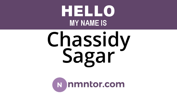 Chassidy Sagar
