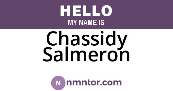 Chassidy Salmeron