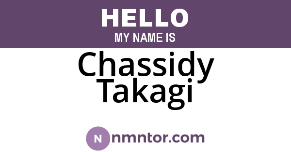 Chassidy Takagi