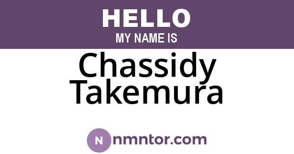 Chassidy Takemura